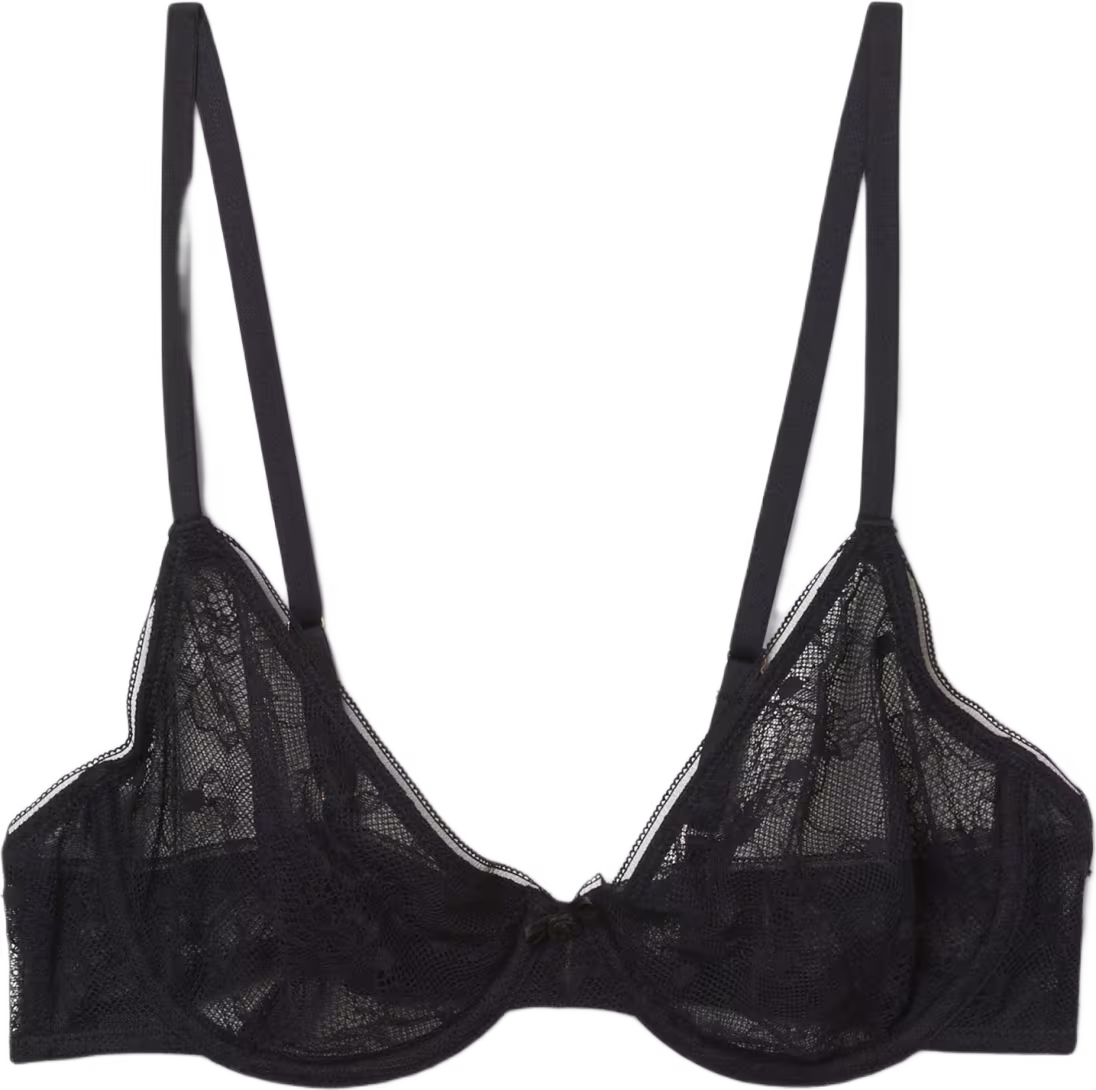 Bygel-BH med spets CORA Black