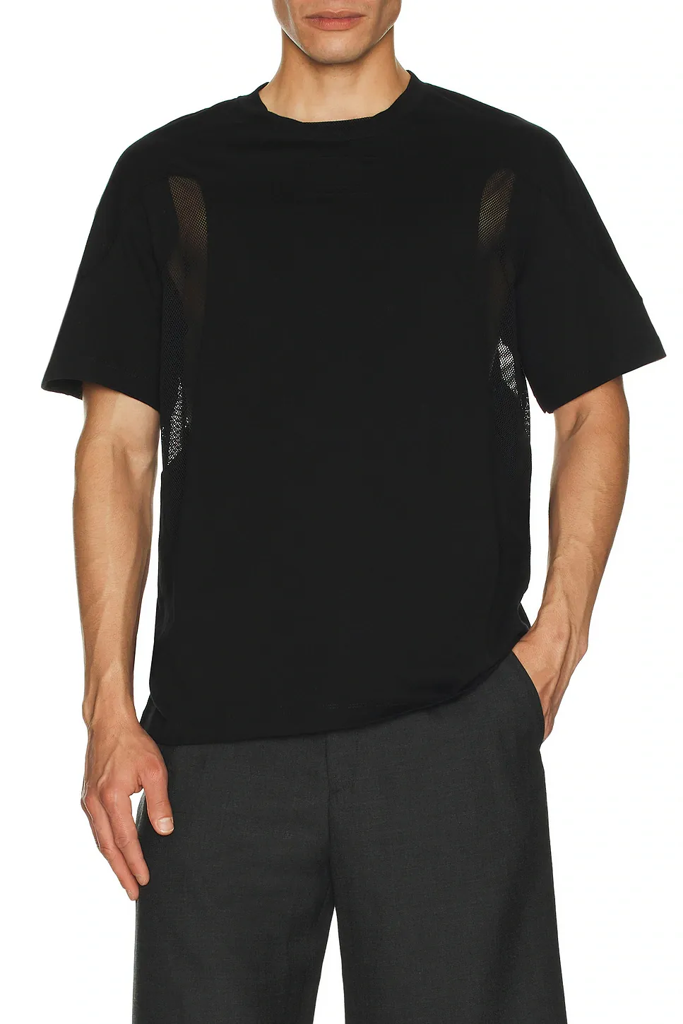 Helmut Lang Black Sport Seam Tee