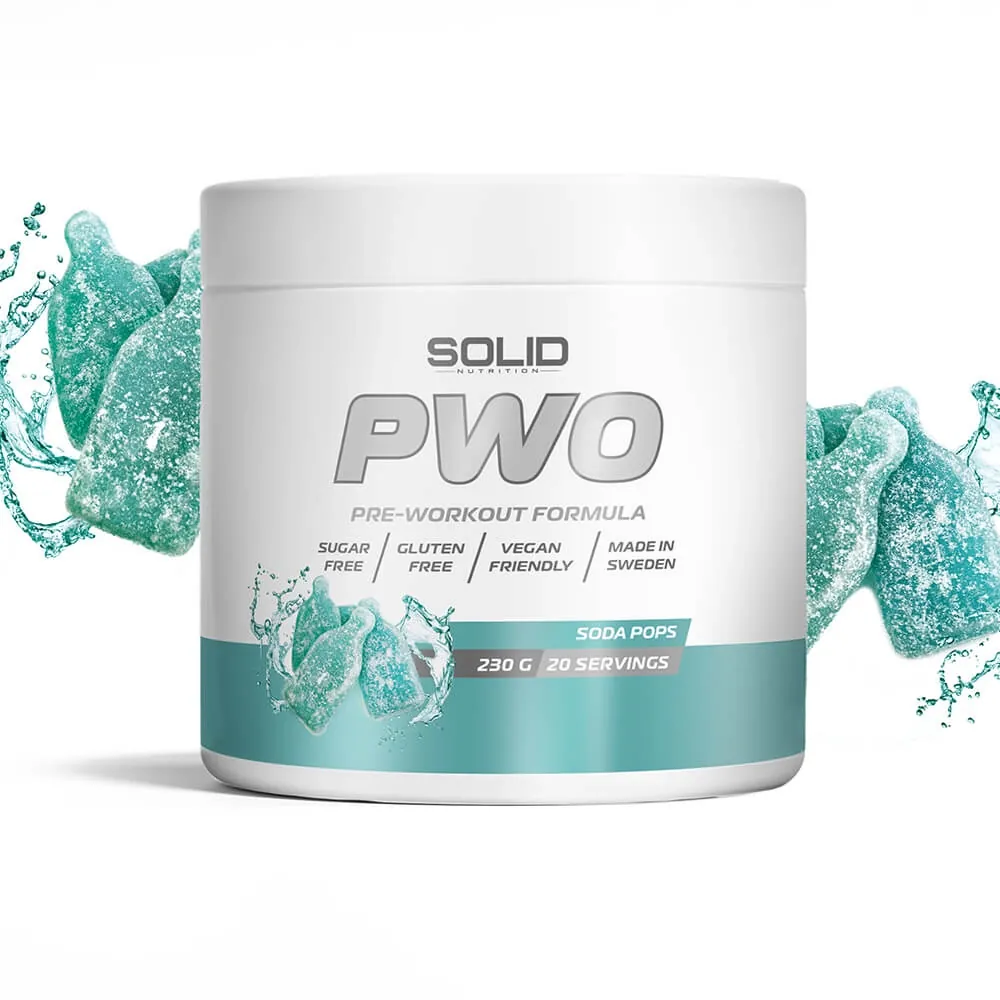 SOLID Nutrition PWO 230 g Dubbelpack