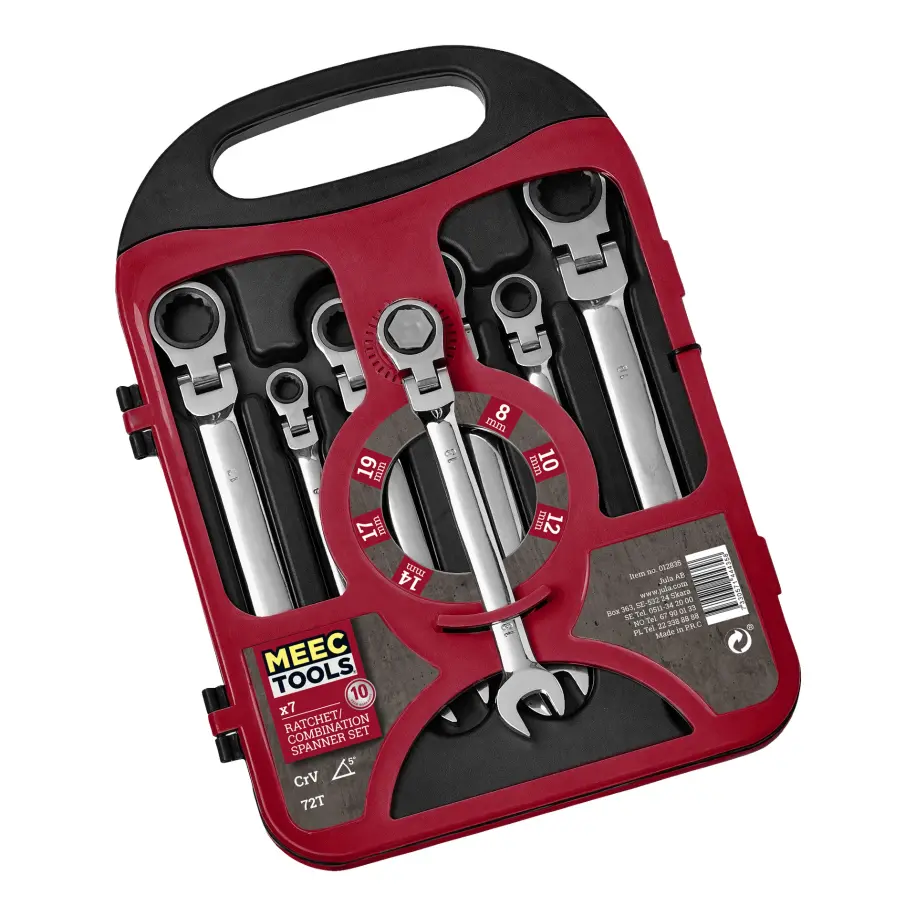 Spärr- och Blocknyckelsats 7 Delar