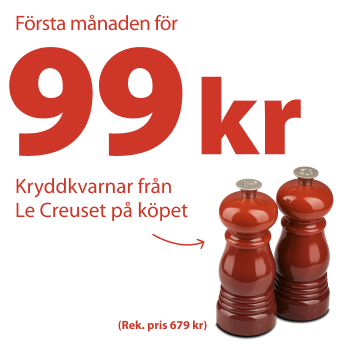 Första månaden för 99 kr + gåva hos Postkodlotteriet