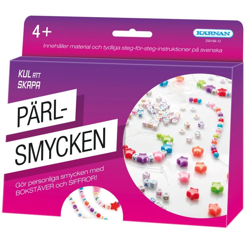 Kul att skapa Pärlsmycken från KÄRNAN