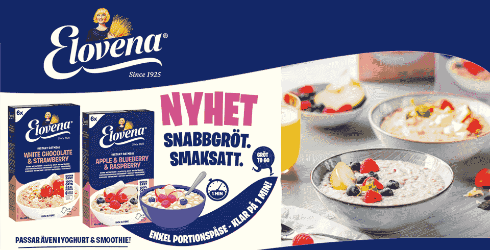 Nu söker vi 2000 buzzadorer som vill testa Snabbgröt från Elovena!