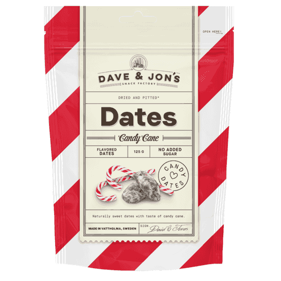 Dave & Jon´s Dadlar Polkagris 125 g