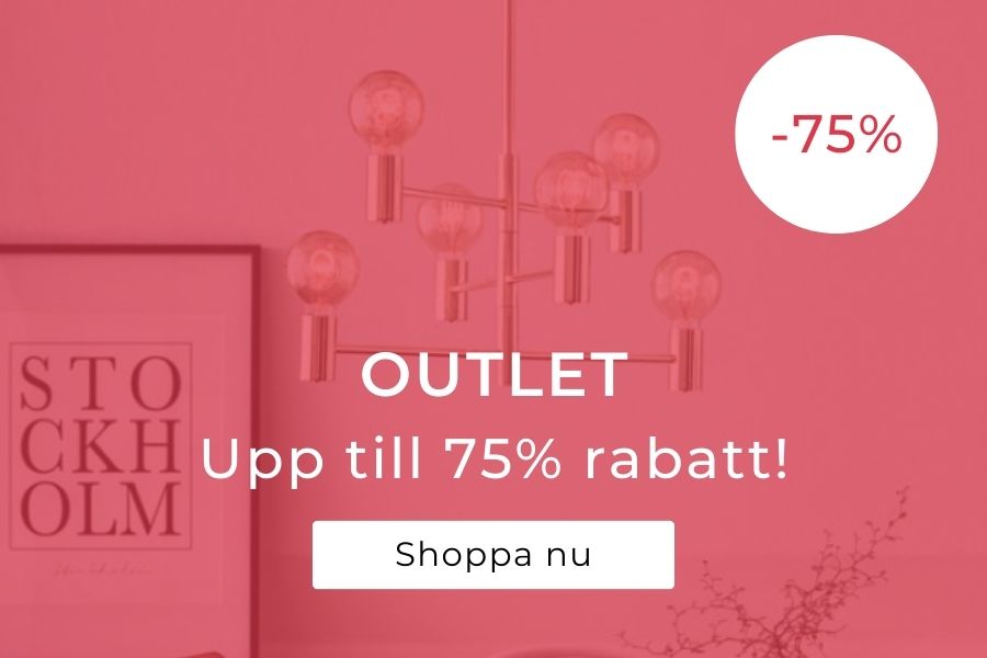  Outlet upp till 75% rabatt