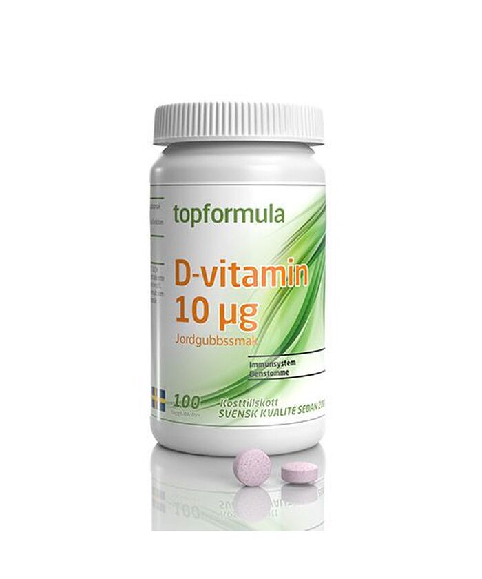 D-vitamin Tuggtabletter 10µg 100 st