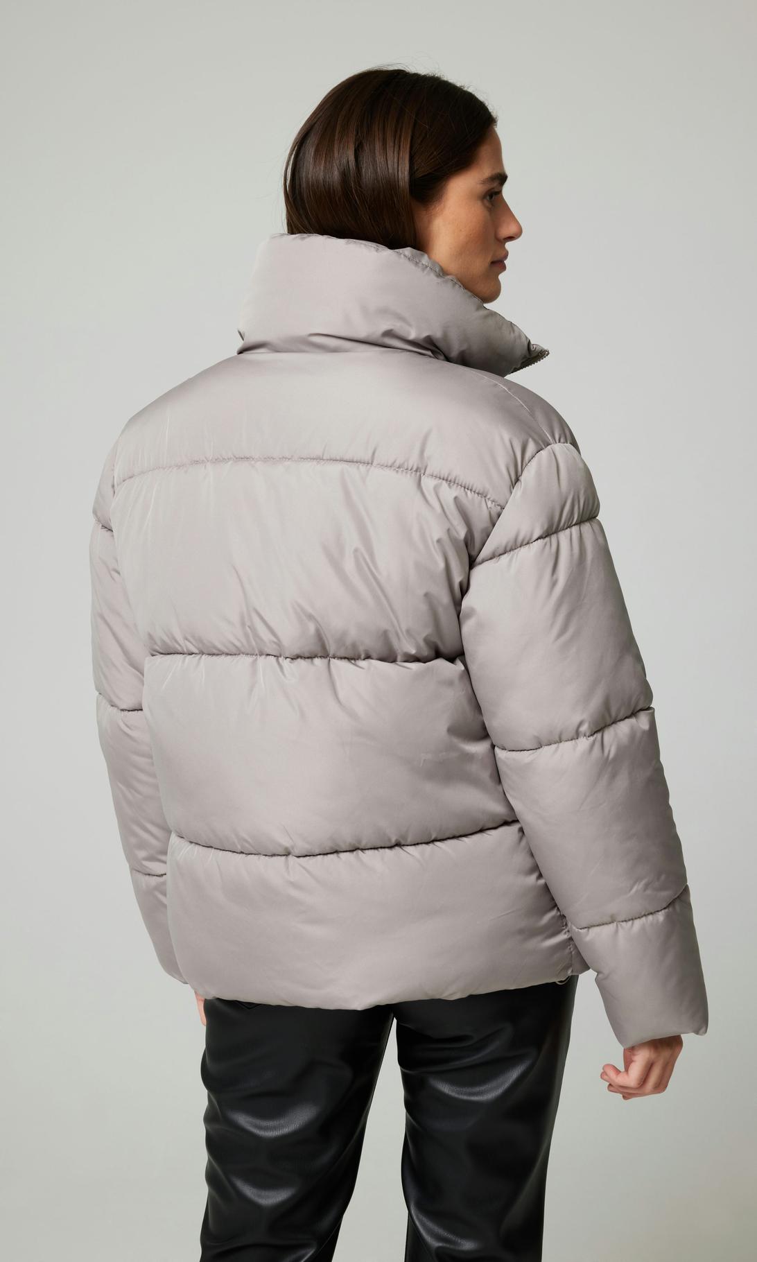 Ljusbrun Ella pufferjacka för dam