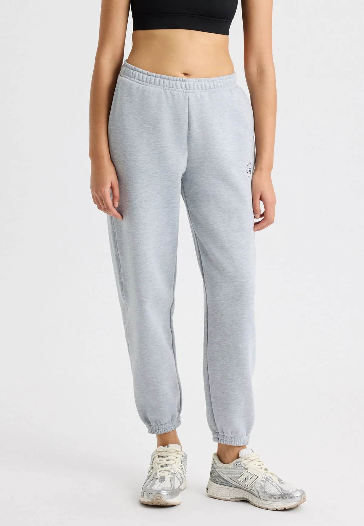 Mjuka borstad terry träningsbyxor