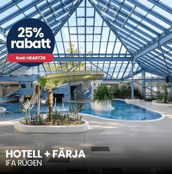 25 % rabatt på paketresa till IFA Rügen hos TT-Line