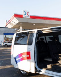 Föreningar få 30 % rabatt på hyra av minibuss hos OKQ8