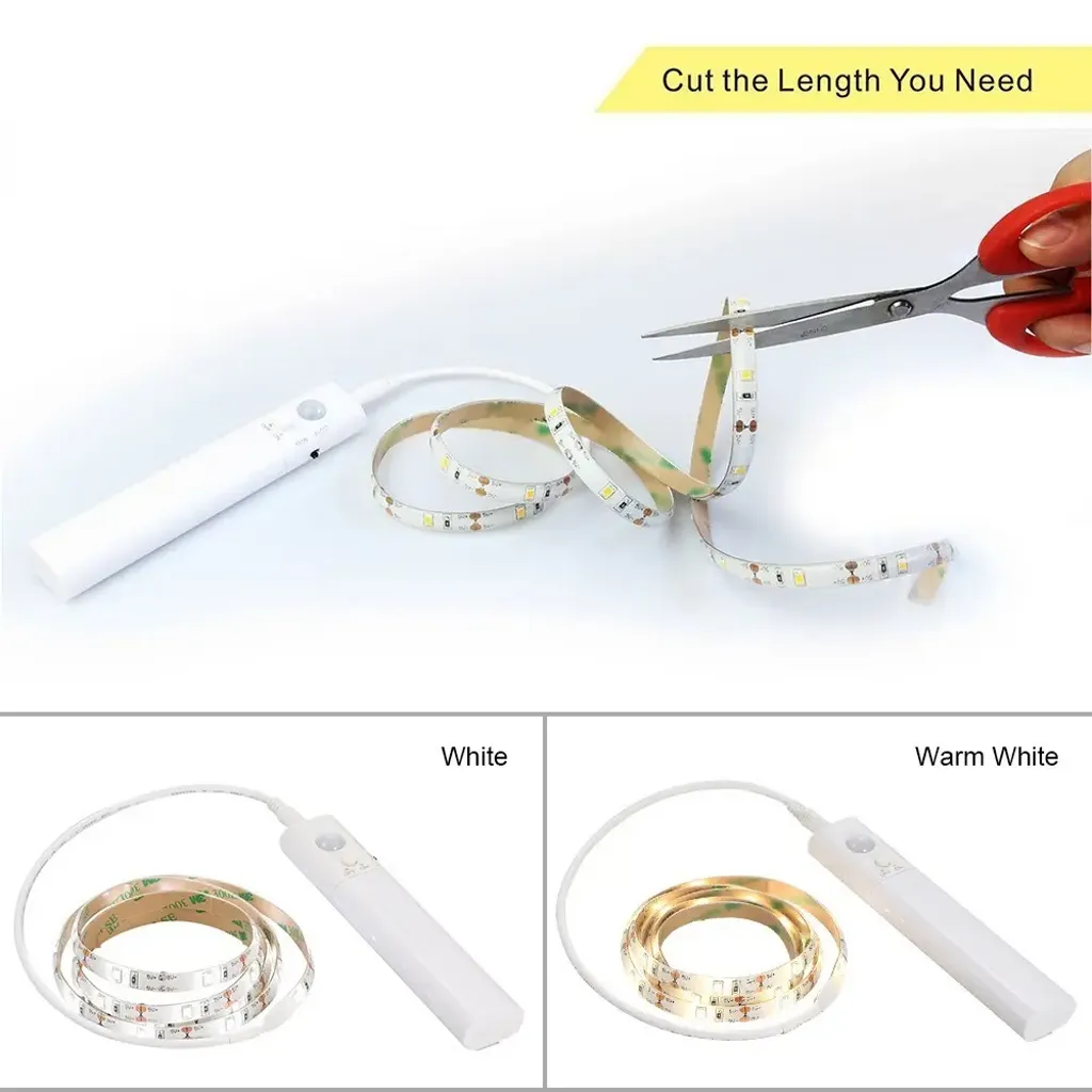 SiGN LED-slinga med Rörelsesensor 2m Varmvit