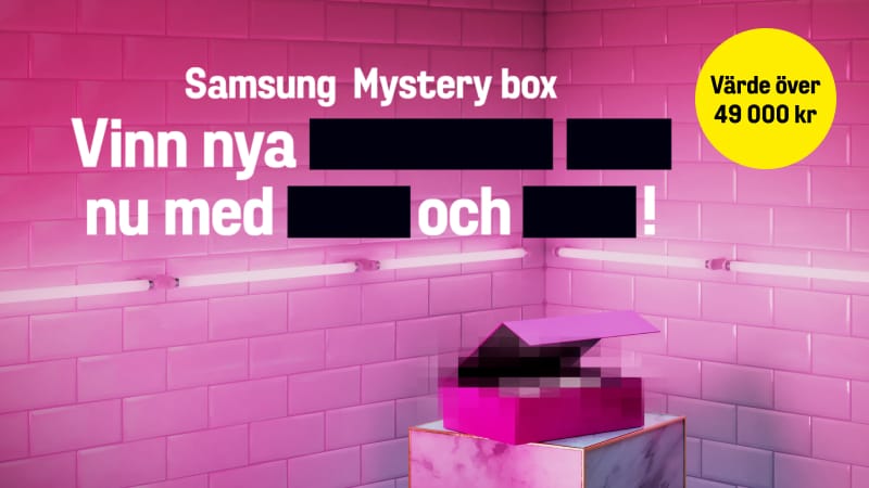 Vinn en fullmatad Mysterbox fylld med teknik från Samsung