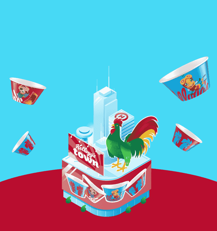 Vinn en egen uppsättning med fyra Kellogg´s frukostskålar