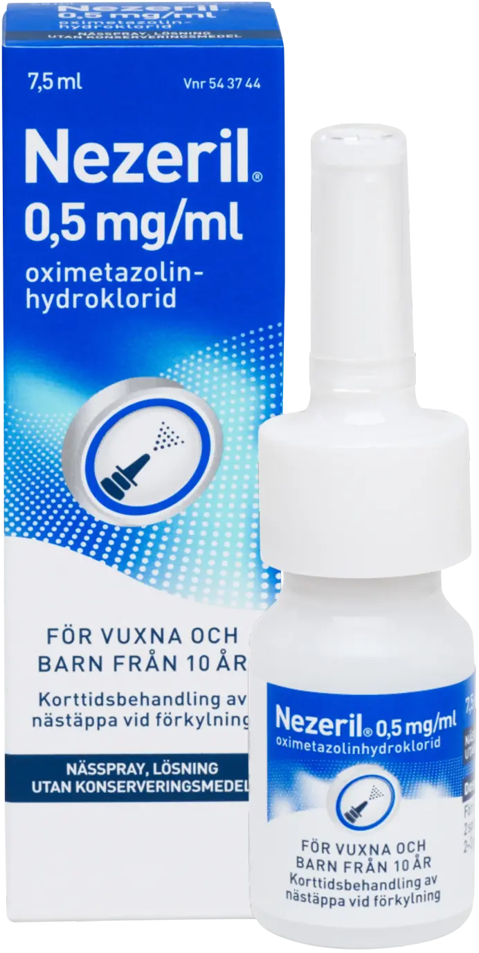 Nezeril Nässpray 0,5 mg/ml 7,5 ml