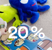 20 % rabatt på utvalda pussel & pyssel hos Jollyroom