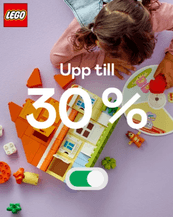 30 % rabatt på utvalda LEGO-set hos Jollyroom