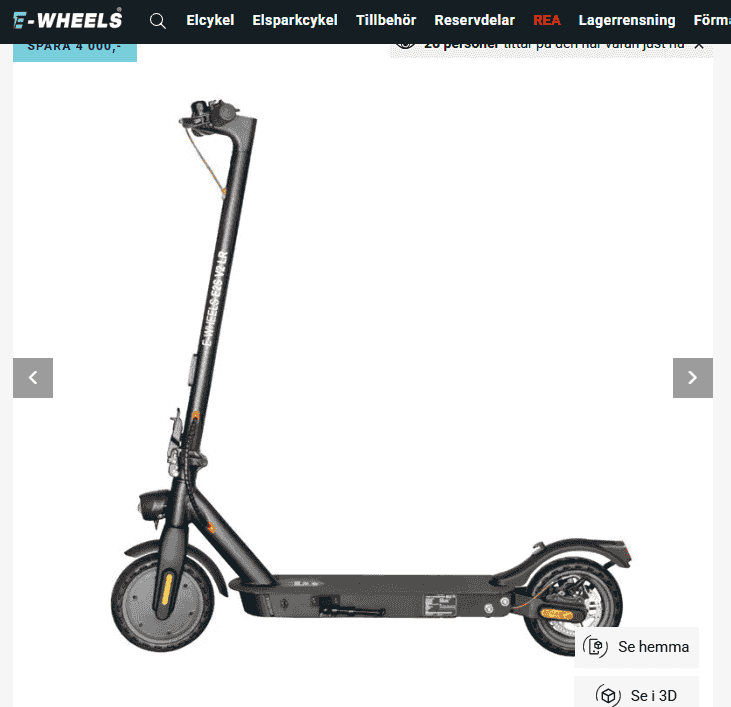 E-Wheels E2S V2 Elsparkcykel