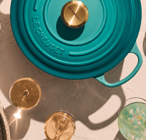 25 % på nya Le Creuset Bleu Riviera-serien hos Cervera