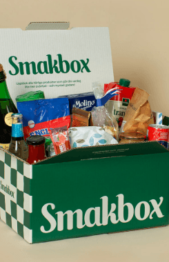 30 % rabatt på första boxen hos Smakbox