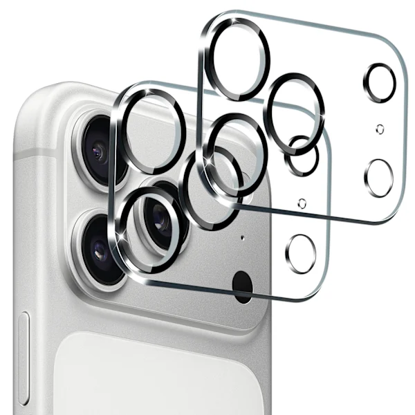 2-Pack iPhone 17 Pro Kameraskydd Glas