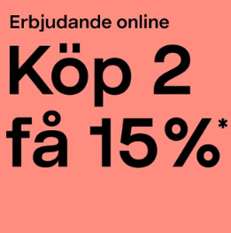 Köp 2 varor, få 15 % rabatt hos Clas Ohlson