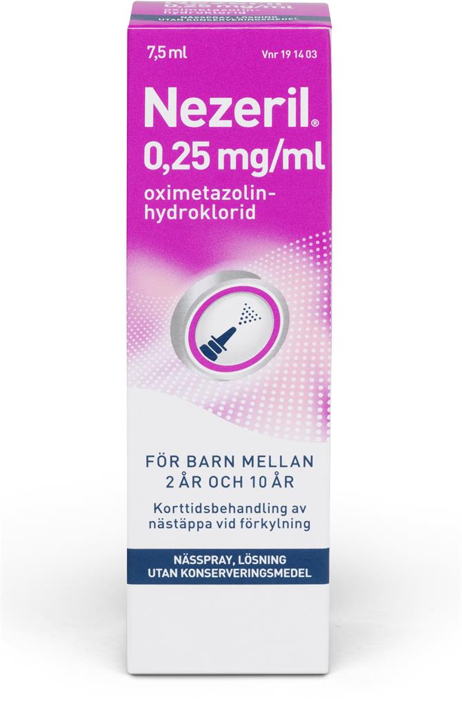15 % rabatt på Nezeril Nässpray