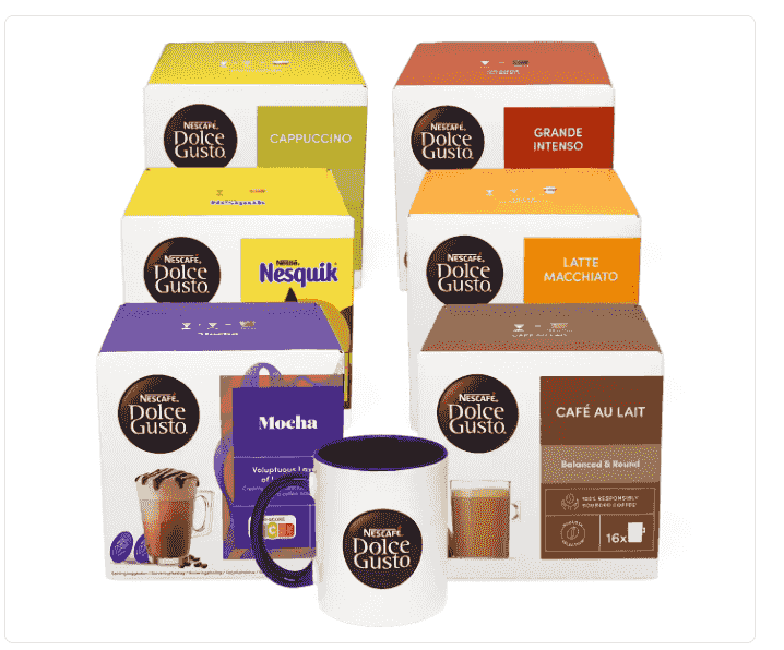 Familjepack 96 Kapslar för Nescafé Dolce Gusto