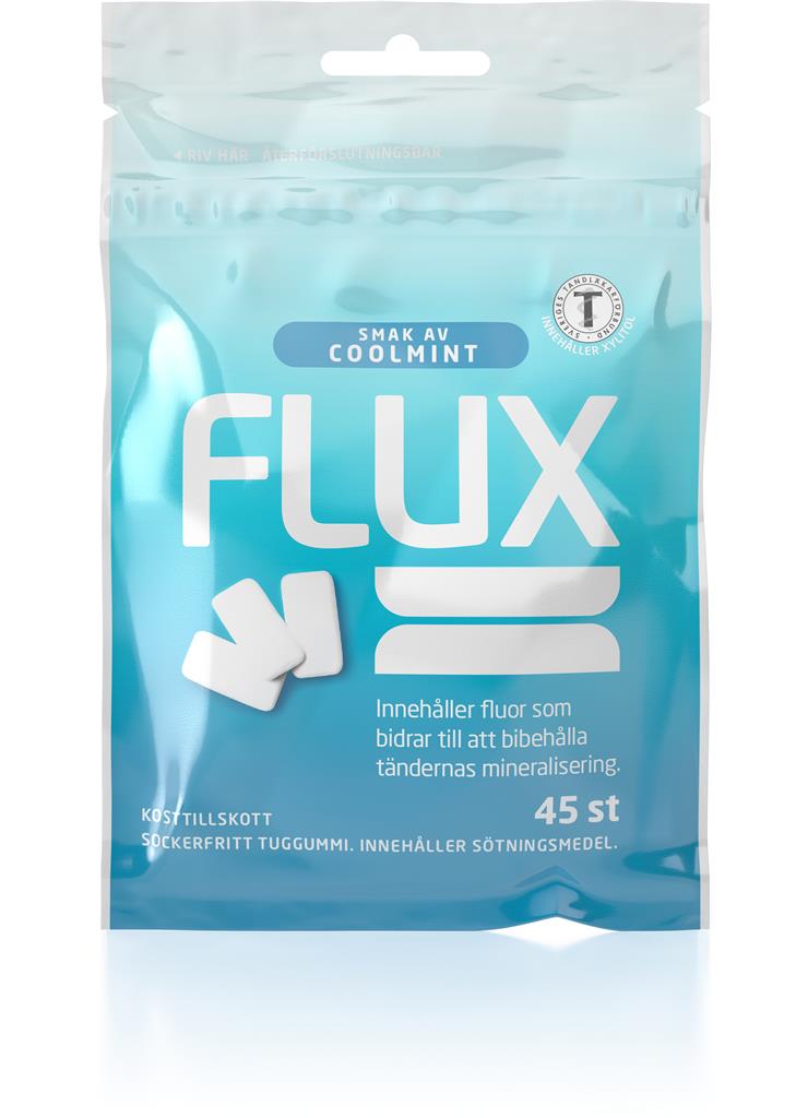 FLUX Tuggummi Coolmint 45 stycken