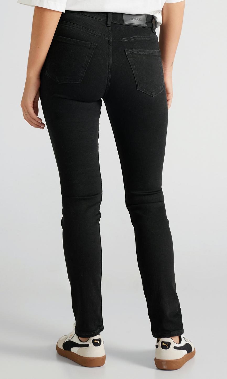 Junkyard Svarta Skinny Jeans Dam