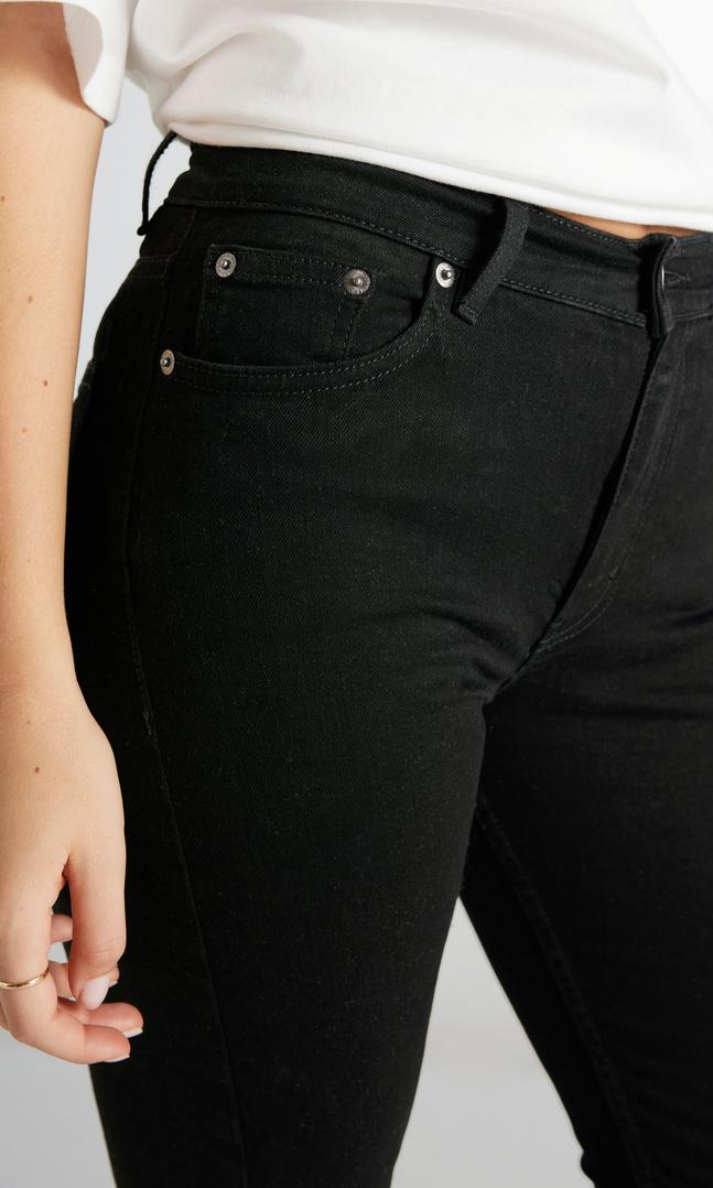 Junkyard Svarta Skinny Jeans Dam