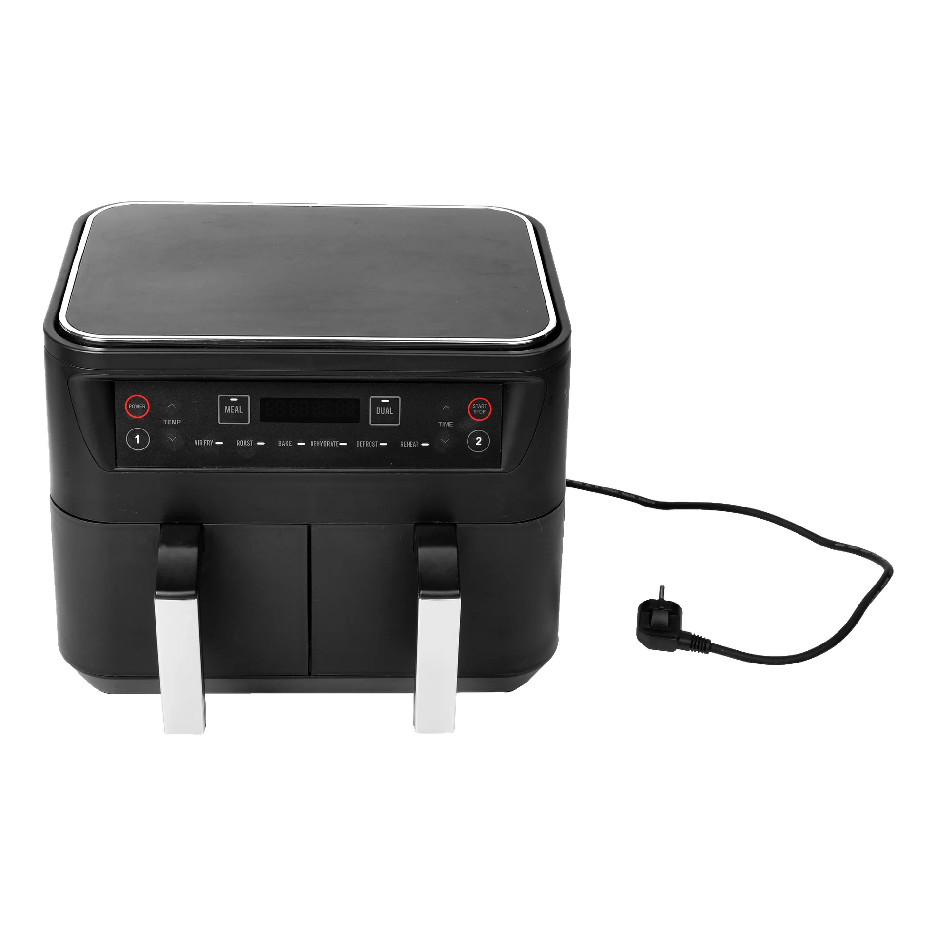 Varmluftsfritös med dubbla korgar 2400 W