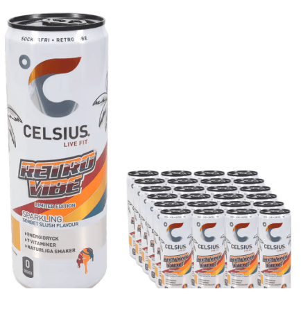 Celsius Energidryck Retro Vibe 24-pack