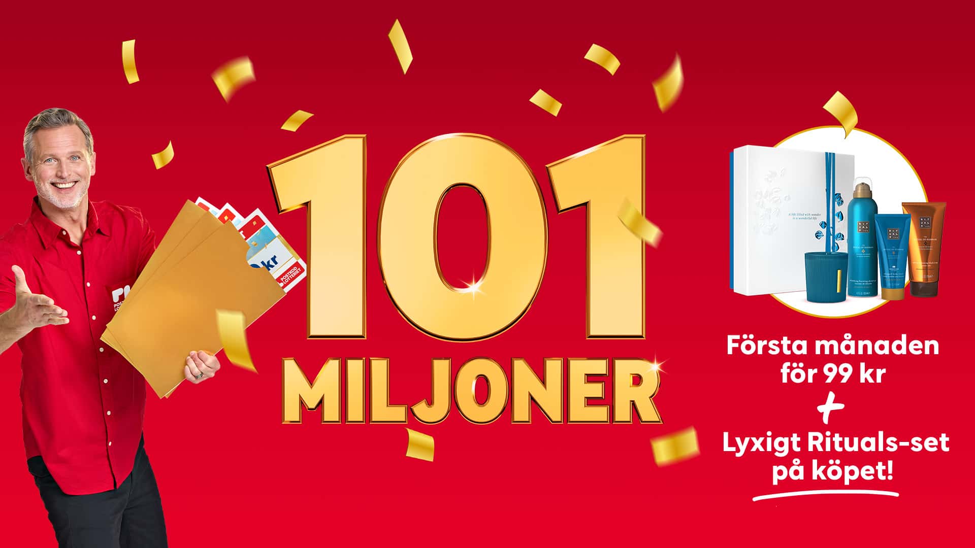 Postkodlott med exklusivt erbjudande