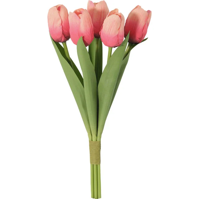 2 x Dekorativ Konstväxt Tulpan i Kruka