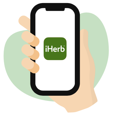 Få 15 % rabatt på din första order via iHerb-appen
