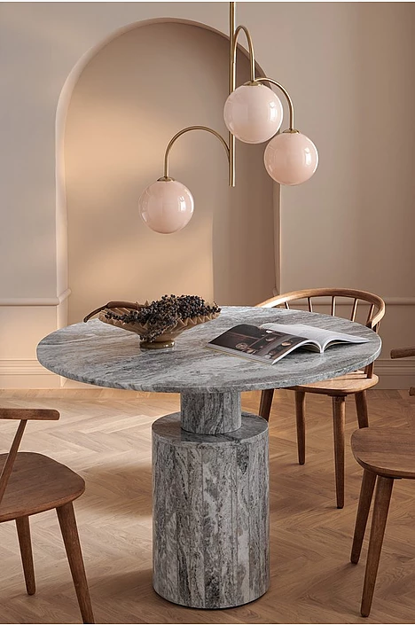 Ellos Sorionto Rundt Matbord Grå