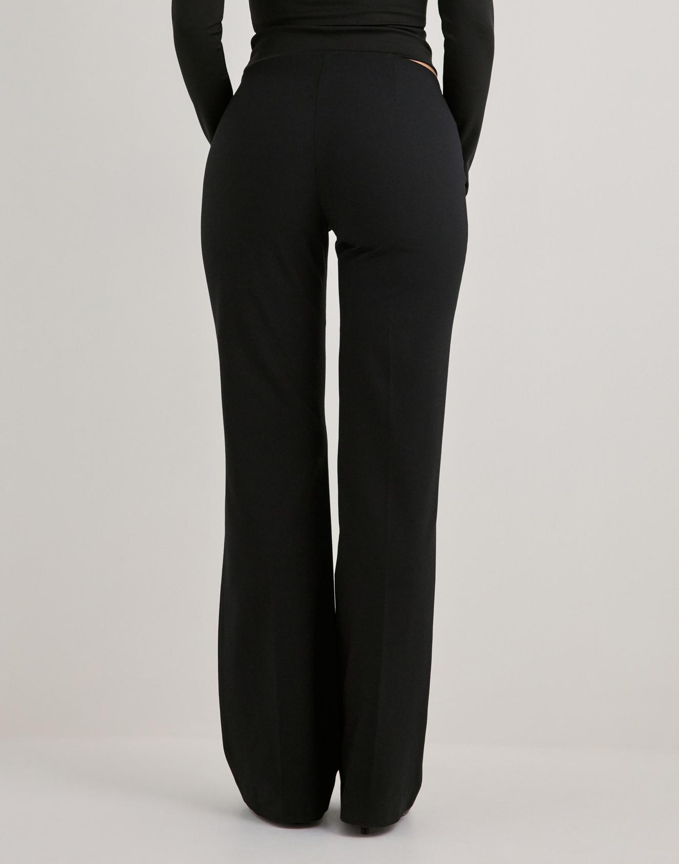 Nelly No Waist Svarta Kostymbyxor