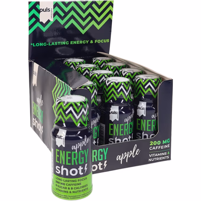 Energy Shot Äpple 12-Pack 60ml Puls Nutrition