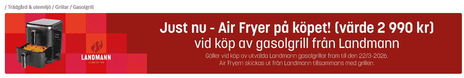 Landmann Rexon Cook 4.1 Gasolgrill Rostfritt Stål