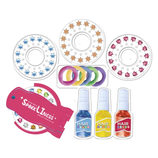 4-Girlz hårstylingset med hårspray