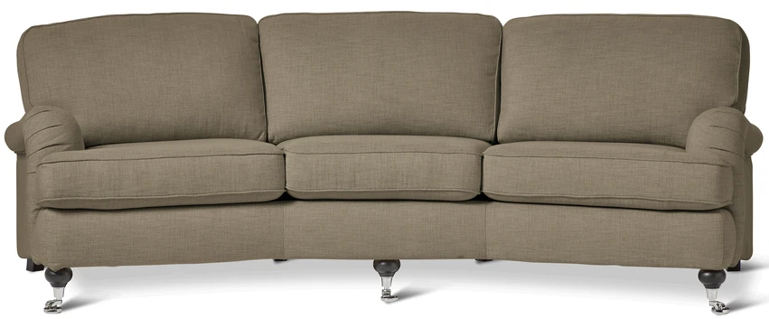 Oxford Delux 3-sits svängd soffa