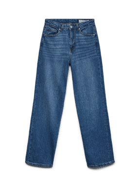 VMTESSA Mellanblå Jeans med Vida Ben