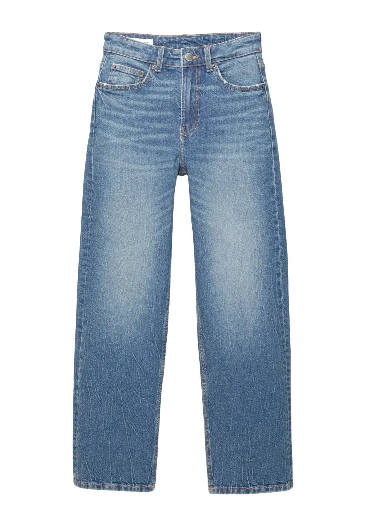 PULL&BEAR Straight Leg Blue Jeans