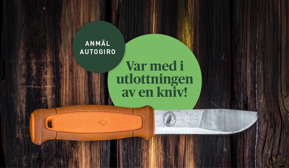 Betala medlemskap med autogiro och vinn