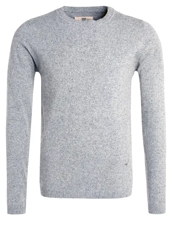 Bertoni Stickad Tröja Gråmelerad Begagnad