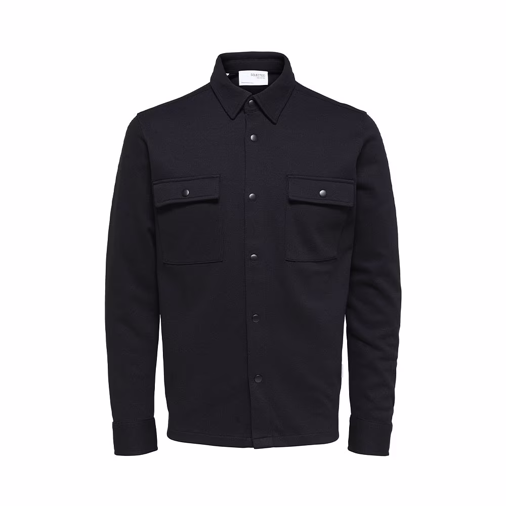 Slhjackie Svart Sweatjacka från Selected Homme