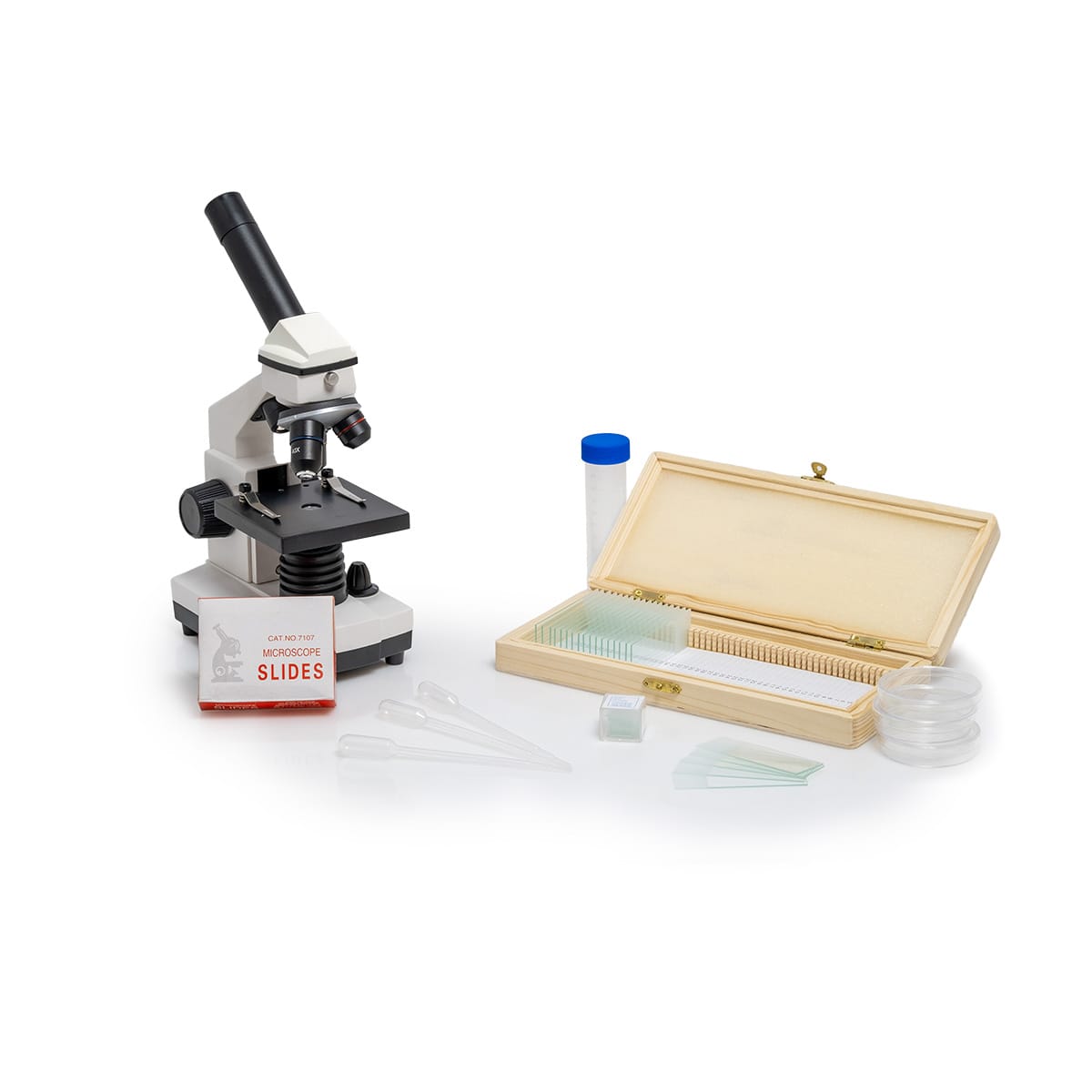 Mikroskop 40–400x Paketerbjudande 2025