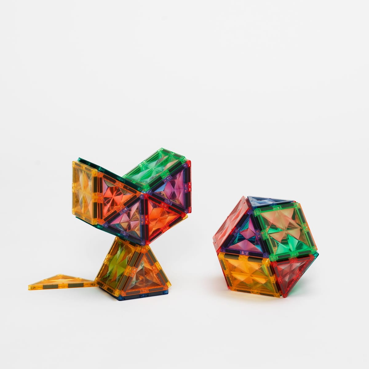 Magnetiska Byggplattor 100-Delars Megakit