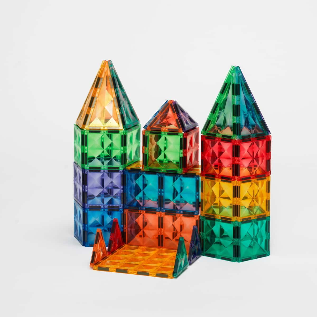 Magnetiska Byggplattor 100-Delars Megakit