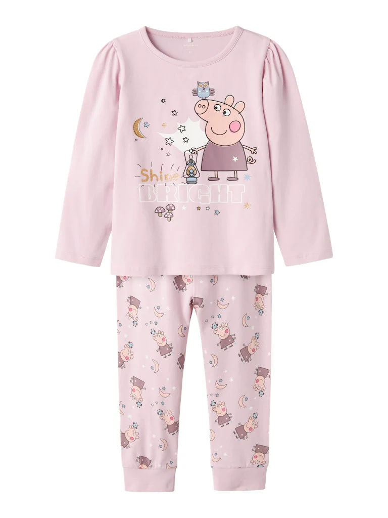 Greta Gris Rosa Tvådelade Pyjamas
